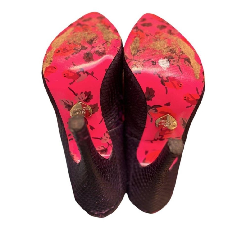 VINTAGE BESTEY JOHNSON‎ ZIPPER PUMPS SZ. 9 - Picture 6 of 6